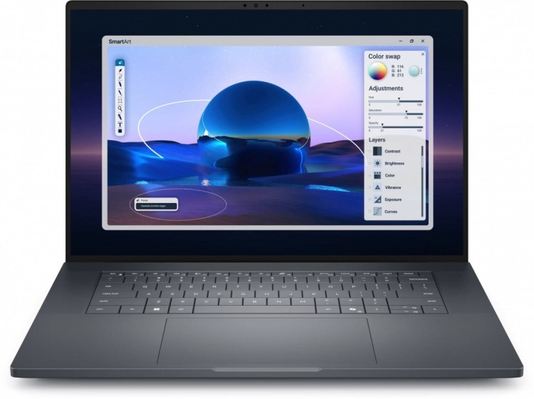 Dell Laptop Dell Pro Max 16 Premium MA16250 Win11Pro U9-285H|64GB|1TB|Nvidia RTX PRO 2000 Blackwell 8GB GDDR7|FgrPr|Cam & Mic|WLAN + BT|16.0 FHD+|Back