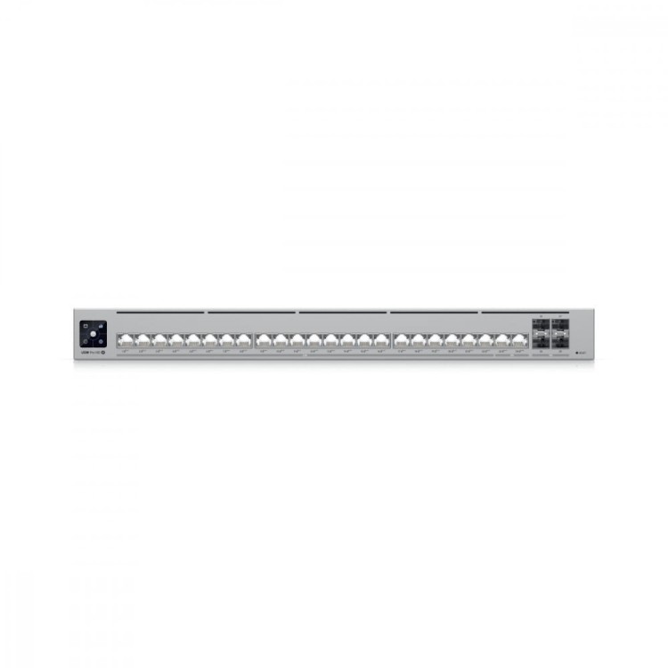 UBIQUITI Przełącznik UniFi Switch Pro HD 24 PoE Zarządzalny L2/L3                         2.5G Ethernet (100/1000/2500) Obsługa PoE 1U Szary
