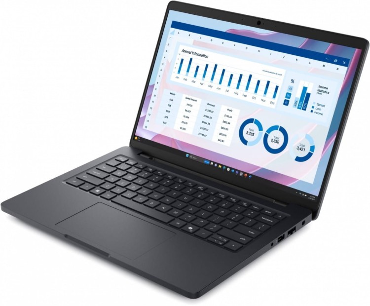 Dell Stacja robocza Dell Pro Max 14 MC14255 W11P Ryzen 370|32GB|1TB SSD|FgrPr & SmtCd|FHD IR Cam & Mic|WLAN+BT|14.0 QHD+|Backlit Kb|4 Cell|100W|3YPS