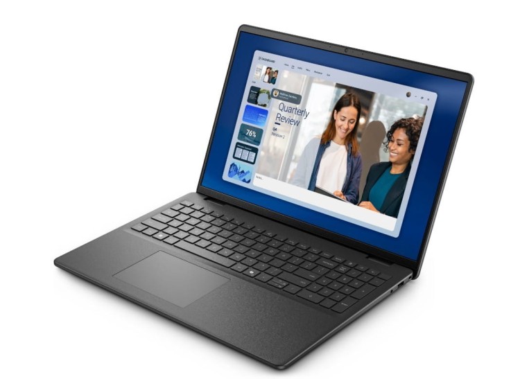 Dell Laptop Dell 16 DC16255 W11P Ryzen 7 250|16GB|1TB|AMD Radeon|FgrPr|WLAN+BT|16.0 FHD+|Backlit Kb|3C|65W|3YPS Carbon Black (Plastic)
