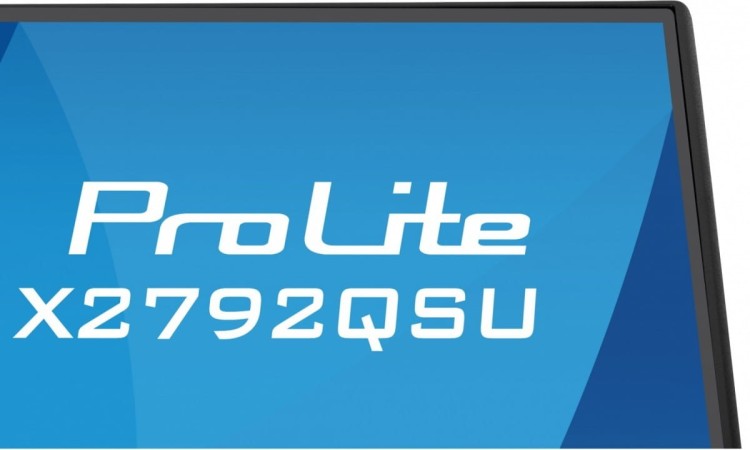 IIYAMA Monitor 27 cali X2792QSU-B1 IPS,QHD,120Hz,HDMI,DP, 350cd,1500:1,      cienkie ramki, 2xUSB 3.2, ErP B