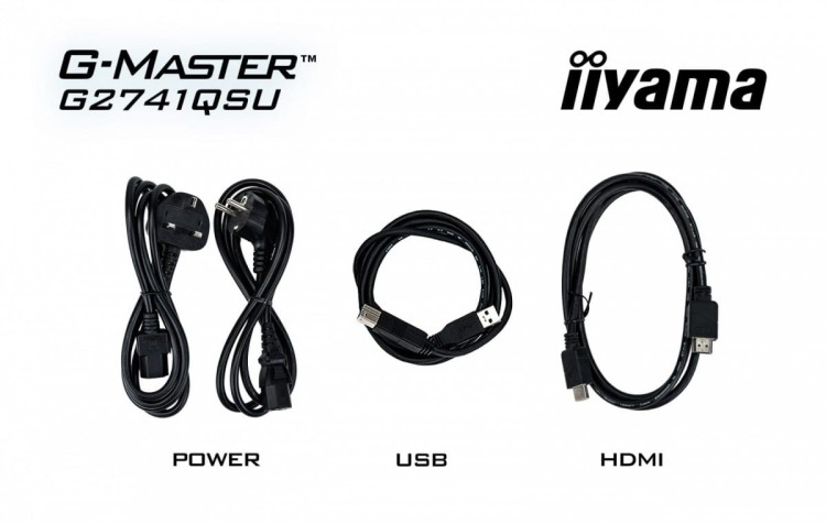 IIYAMA Monitor 27 cali G2741QSU-B1 IPS,QHD,144Hz,1ms,2xUSB                  Adaptive G-SYNC,HDMI,DP,350cd,