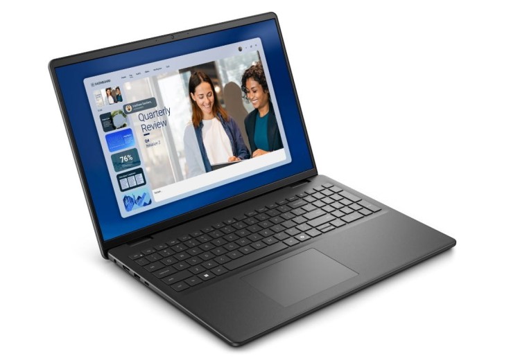 Dell Laptop Dell 16 DC16255 W11P Ryzen 7 250|16GB|512GB|AMD Radeon|FgrPr|WLAN+BT|16.0 FHD+|Backlit Kb|3C|65W|3YPS Carbon Black (Plastic)