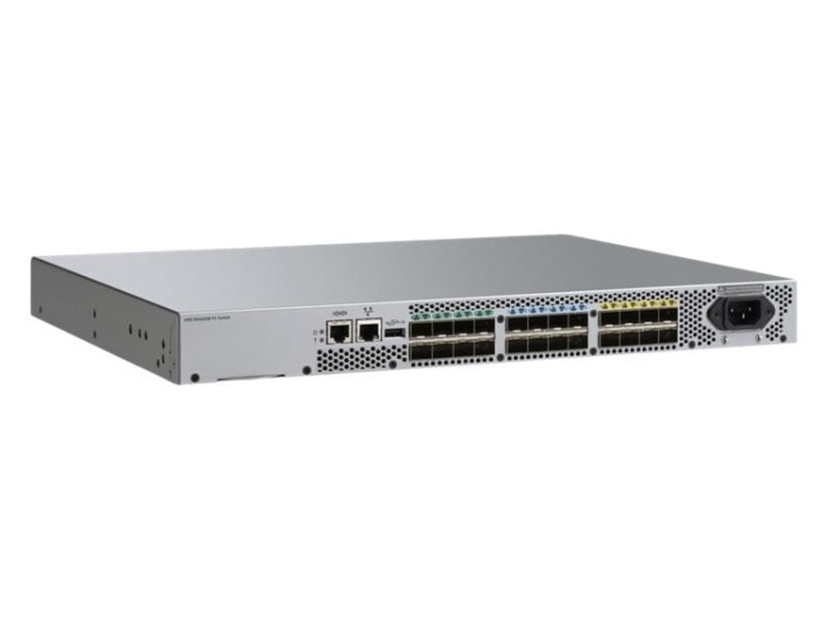 Hewlett Packard Enterprise Przełącznik SN3600B 32Gb 24/24 Power Pack+ 24-port 32Gb Short Wave SFP28 Fibre Channel Switch R8P28A