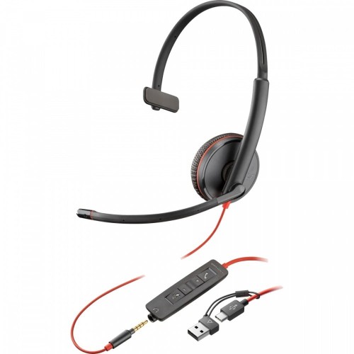 POLY Zestaw słuchawkowy Blackwire 3215 USB-C + USB-C/A (Bulk) 8X227A6