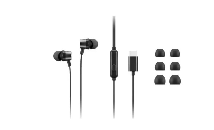 Lenovo Słuchawki douszne przewodowe USB-C 4XD1J77351