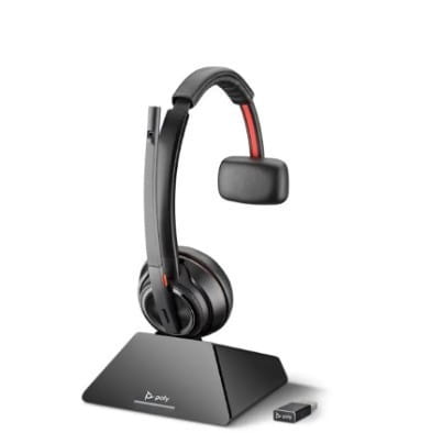 POLY Zestaw słuchawkowy Savi 8210 UC DECT 1880-1900 MHz USB-A  8D3E9AA#ABB