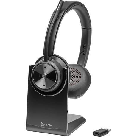 POLY Zestaw słuchawkowy Savi 7320 UC Stereo z certyfikatem Microsoft Teams DECT 1880-1900 MHz