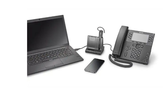 POLY Zestaw słuchawkowy Savi 8245 Office DECT 1880-1900 MHz USB-A  8D3H1AA#ABB