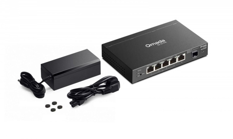 TP-LINK Przełącznik SG2206MP Omada, 6 portów gigabitowych w tym 4 porty PoE+