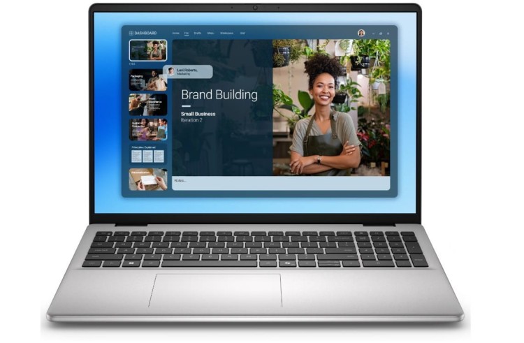 Dell Laptop Dell 16 DC16251 W11P C7-150U|16GB|512GB|Intel Graphics|FgrPr|WLAN + BT|16.0 2.5K|BcklKb|4C|65W|3YPS Platinum Silver