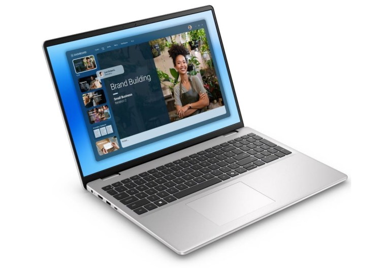 Dell Laptop Dell 16 DC16251 W11P C7-150U|16GB|512GB|Intel Graphics|FgrPr|WLAN + BT|16.0 2.5K|BcklKb|4C|65W|3YPS Platinum Silver