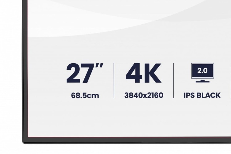 IIYAMA Monitor 27 cali ProGraphic HB2701UHSNP-B1 4K,IPS BLACK 2.0,450cd,VESA USB-c dock(PD:96W),HDMI,DP,DAISY/CHAIN,4xUSB,RJ45,3000:1,sRGB:100%,DCI-P3