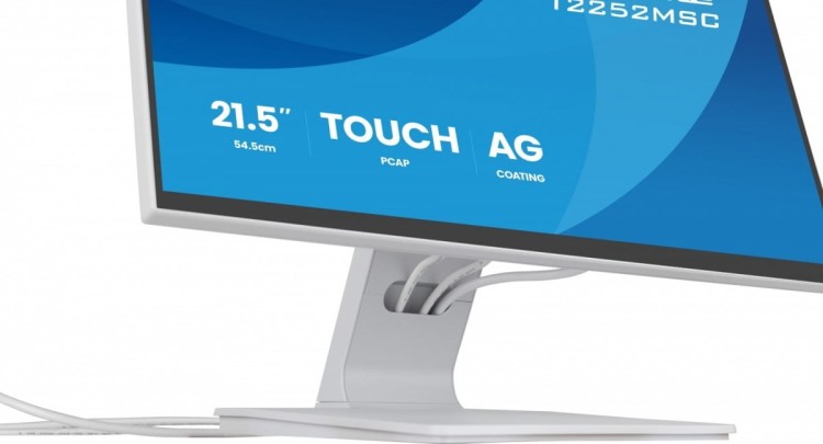 IIYAMA Monitor 22 cale T2252MSC-W2AG 10 PKT. POJ,IPS,HDMI,DP,2x1W,7H,2xUSB,  AG-(Anti Glare)