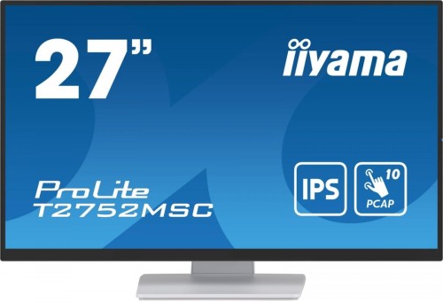 IIYAMA Monitor 27 cali T2752MSC-W1AG 10 PKT. POJ,IPS,HDMI,DP,2x1W,7H,2xUSB,  400cd/m2,AG-(Anti Glare)