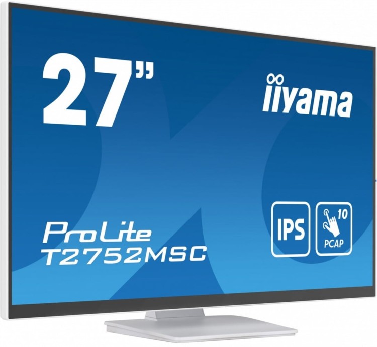 IIYAMA Monitor 27 cali T2752MSC-W1AG 10 PKT. POJ,IPS,HDMI,DP,2x1W,7H,2xUSB,  400cd/m2,AG-(Anti Glare)