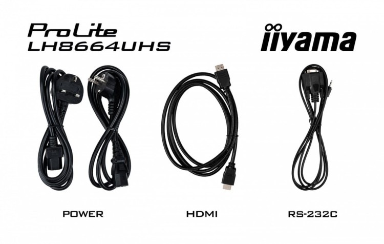 IIYAMA Monitor 86 cali LH8664UHS-B3AG 24/7,IPS,ANDROID 14,4K,2xHDMI,RJ45,    2xUSB,WiF,iUSB-C(DP-Alt),2x16W, iiSignage? (CMS), iiControl (DMS),iiShare