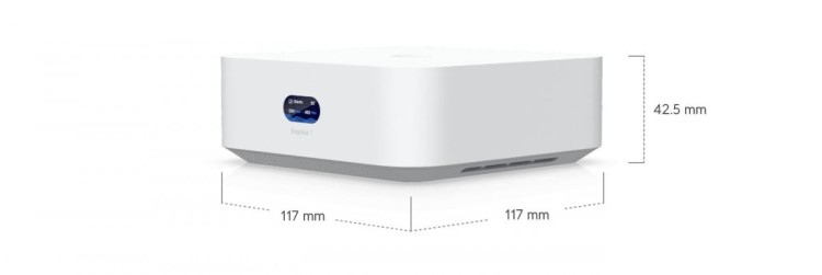 UBIQUITI Brama UniFi Express 7 Gateway/kontroler 10, 100, 1000, 2500, 10000 Mbit/s UX7