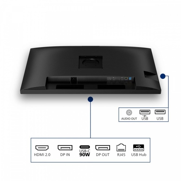 Philips Monitor 31.5 cala 32B2U3601 IPS 100Hz HDMI DP RJ45 USB-C Pivot