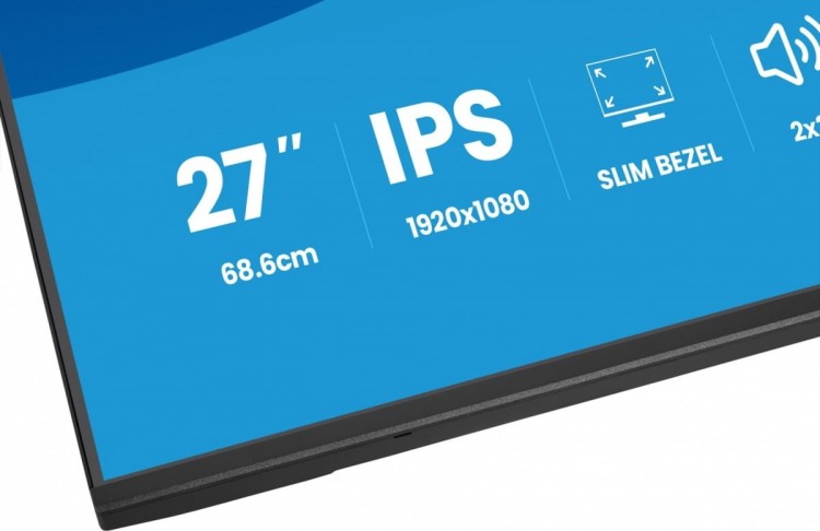 IIYAMA Monitor  ProLite 27 cali X2797HSU-B1  IPS,FHD,HDMI,DP,120Hz,350CD,2xUSBv3.2,  2xUSB-C, GW 5lat