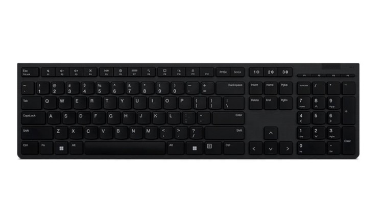 Lenovo Profesjonalna bezprzewodowa klawiatura samoładująca 4Y41K04068
