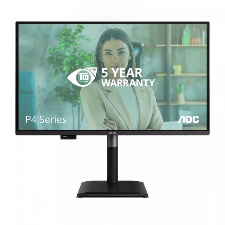 AOC Monitor Q27P4U 27 cali IPS 120 Hz HDMIx2 DP USB-C Pivot Głośniki