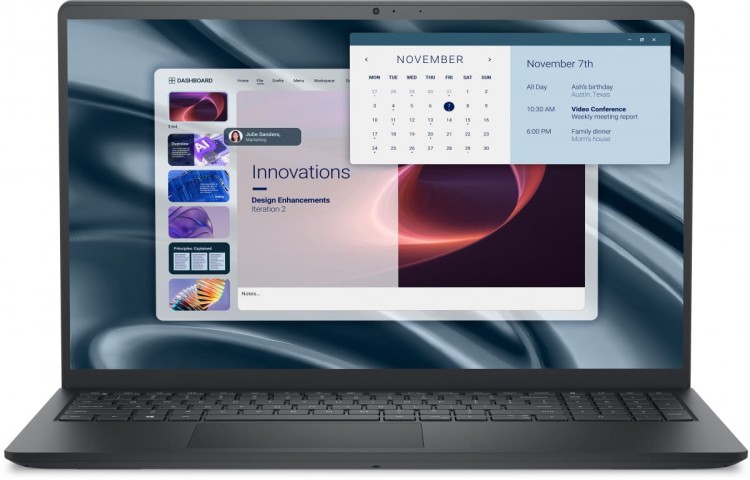 Dell Pro 15 Essential PV15255/AMD MDO R5 PV15255/16GB/512GB/AMD 610M/WLAN + BT/15.6" FHD/Backlit Kb/3 Cell/W11 Pro/3YPS
