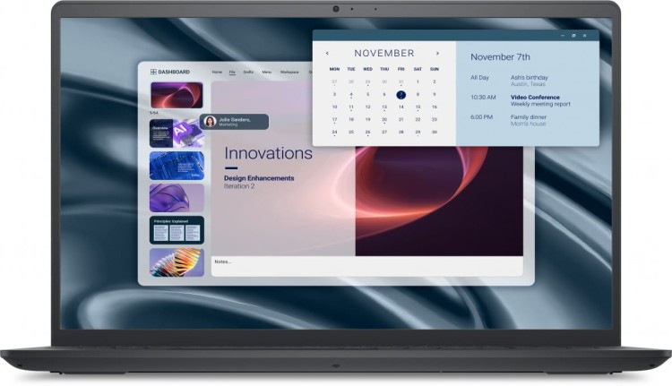 Dell Pro 15 Essential PV15255/AMD MDO R5 PV15255/16GB/512GB/AMD 610M/WLAN + BT/15.6" FHD/Backlit Kb/3 Cell/W11 Pro/3YPS
