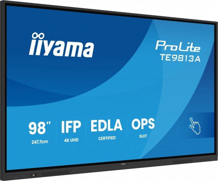 IIYAMA Monitor wielkoformatowy 98 cali TE9813A-B2AG INFRARED,40pkt,IPS,4K