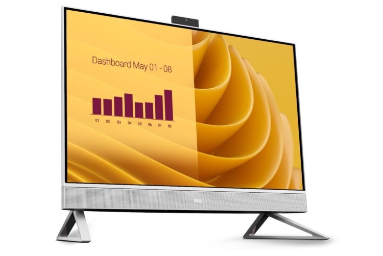 Dell Komputer Dell 27 All-in-One EC27250 Win 11Pro/i5-1334U/16GB/512GB SSD/27.0 FHD/Intel Iris Xe/Cam/WLAN+BT/Wireless Kb & Mouse/3Y ProSupport