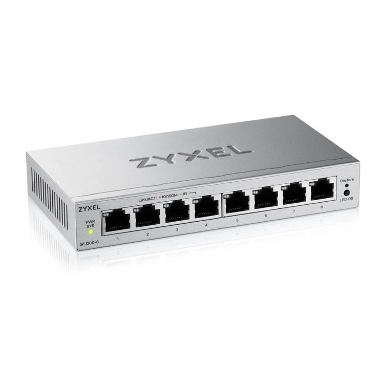 Zyxel Przełącznik 8XGE GS1200-8V3-EU0101F