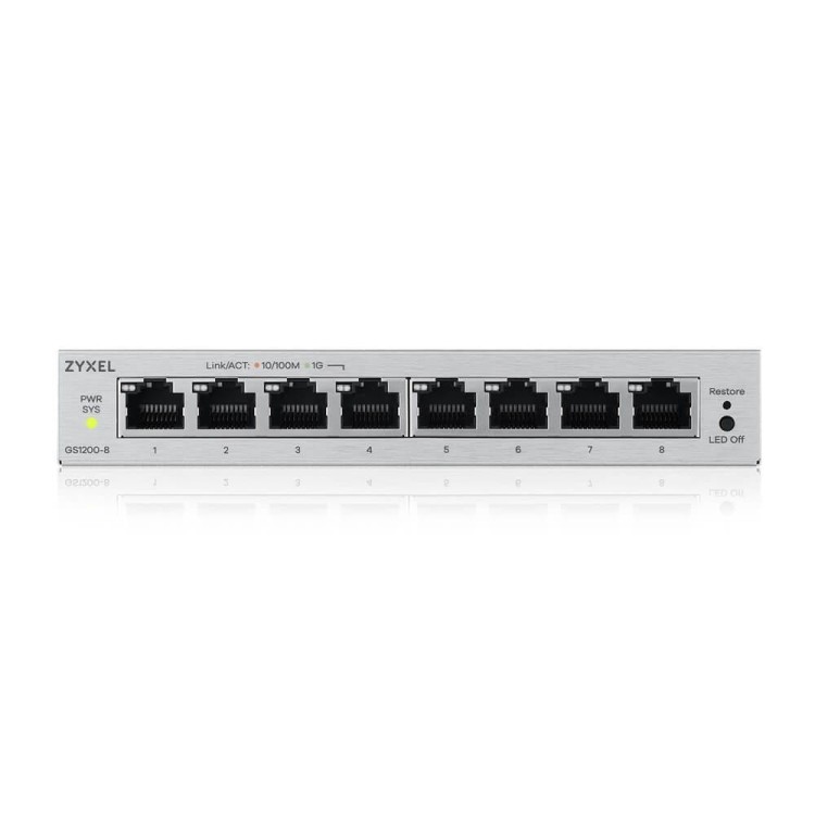 Zyxel Przełącznik 8XGE GS1200-8V3-EU0101F