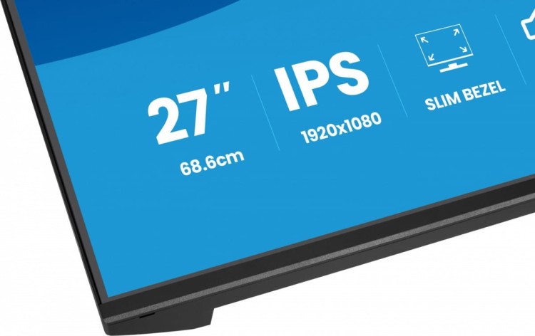 IIYAMA Monitor 27 cali X2793HSU-B1 IPS.HDMI.DP.120Hz,2xUSB, 1500:1,350cd,   cienka ramka z 4 stron