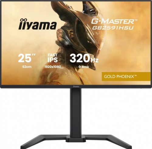 IIYAMA Monitor 25 cali GB2591HSU-B1 0.4ms, DP, 2xHDMI 2.1, 320Hz, Fast IPS, USB HUB x4