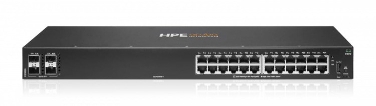 Hewlett Packard Enterprise Przełącznik Aruba Networking CX 6000 24p 10M/100M/1G 4p SFP 1G R8N88B