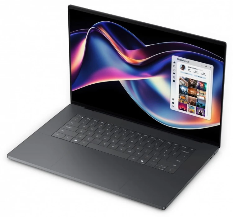Dell Laptop XPS 16 DA16260 Win11Pro Core Ultra X7 358H/32GB/2TB/16 TOUCH/3,2K/Intel Arc/FgrPr/Cam/Mic/Backlit Kb/3 Cell/3Y ProSupport
