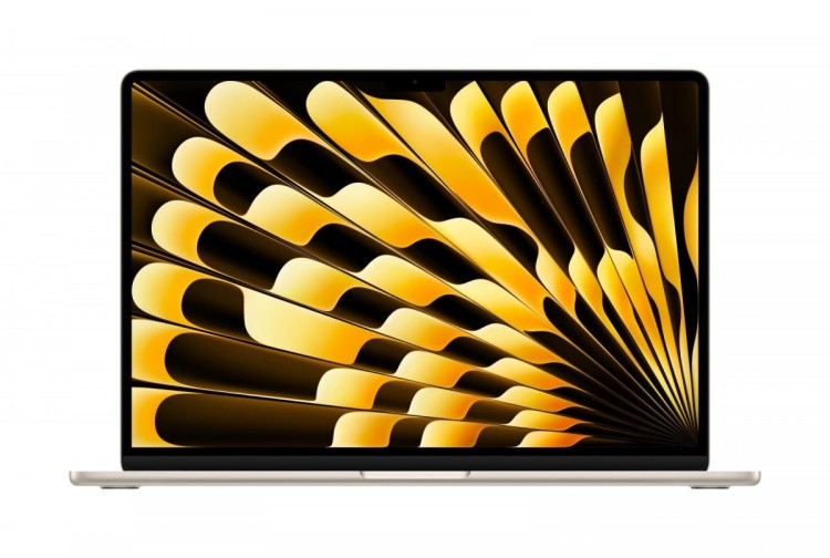 Apple MacBook Air 15.3 cala: M5 10/10, 16GB, 1TB SSD, bez zasilacza - Księżycowa poświata