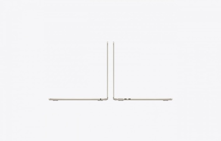 Apple MacBook Air 13.6 cala: M4 10/10, 16GB, 512GB SSD, 35W, US - Księżycowa poświata