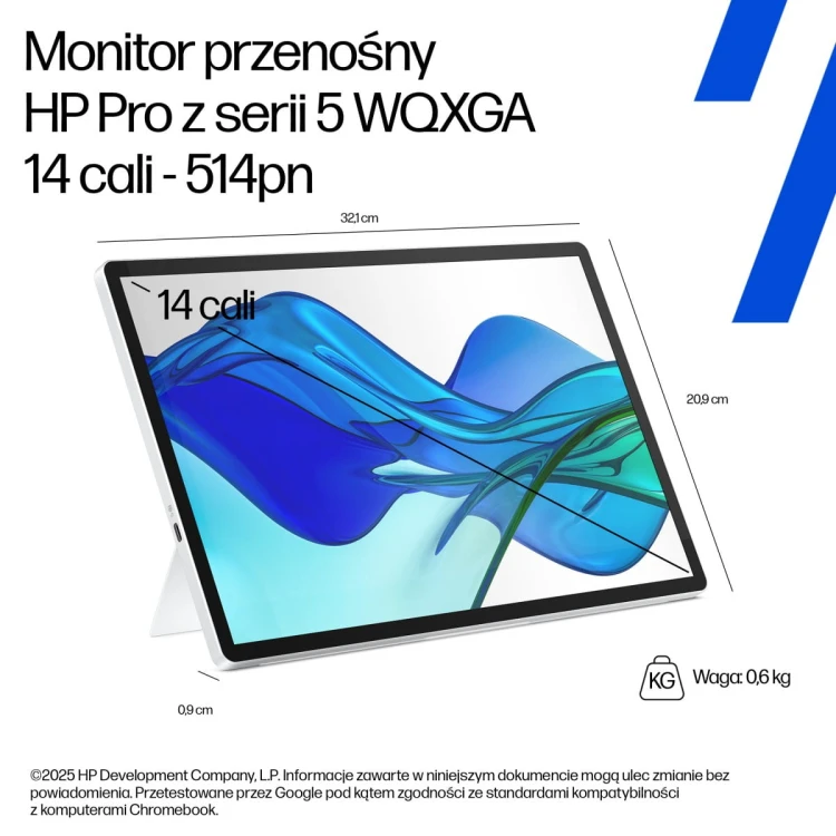 HP S5 514PN 14 ZOLL WQXGA 16:10/2560X1600 IPS 400CD 2000:1 7MS