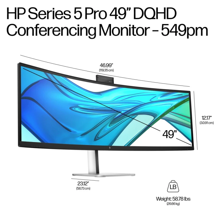 HP S5 549PM 49 ZOLL DQHD 32:9/5120X1440 VA 400CD 4000:1 5MS