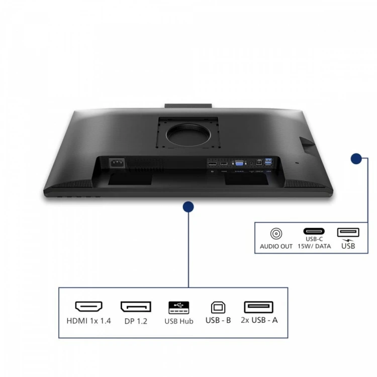Philips Monitor 23.8 cala 24B2N3200JH IPS 120Hz HDMI DP