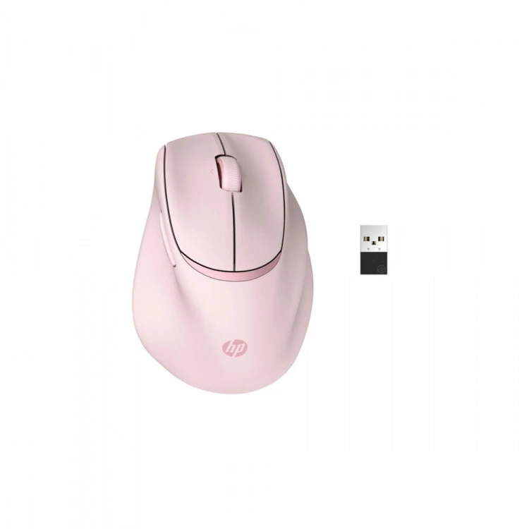 HP Inc. Mysz ergonomiczna Tilt 720M różowa - BH7N4AA#ABB