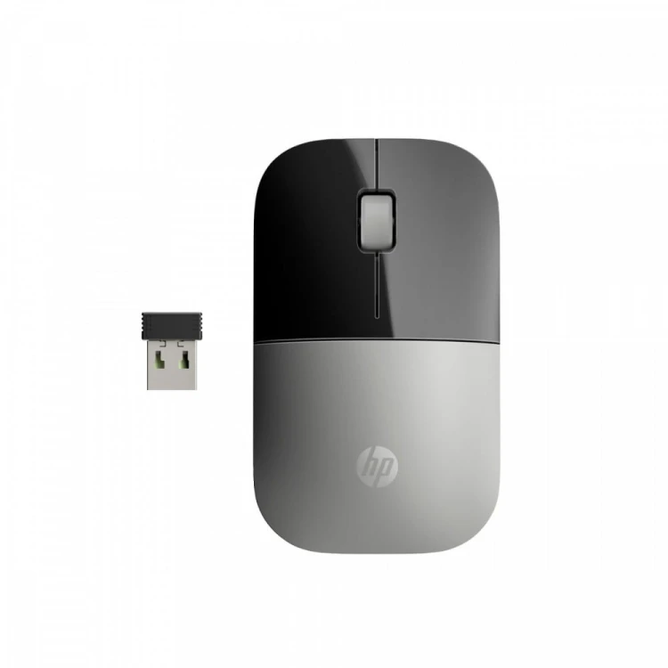 HP Inc. Mysz Classic Z3700 srebrna bezprzewodowa - X7Q44AA#ABB