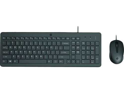 HP Inc. Zestaw klawiatura i mysz Classic 150 przewodowy czarny 240J7AA#ABB