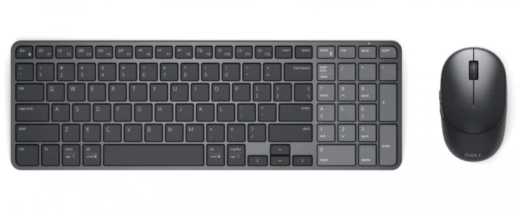 Dell Zestaw kompaktowa klawiatura i mysz Dell Pro 7 z akumulatorem - KM746