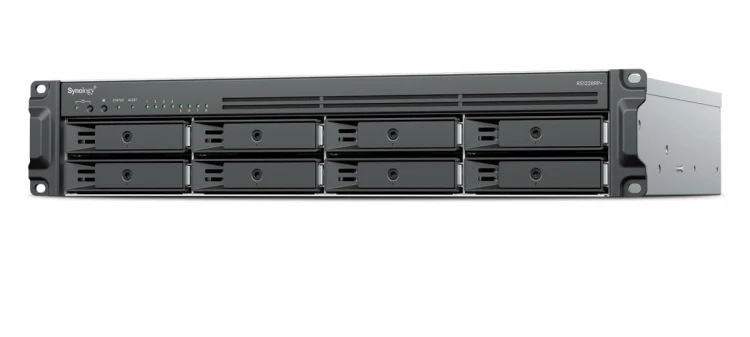 Synology Serwer NAS RS1226RP+ 8x0HDD 2,2Ghz 2x2,5GbE 1x4GB DDR4 3Y