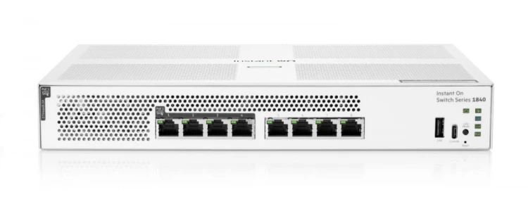 Hewlett Packard Enterprise Przełącznik Networking Instant On 8G 65W 1840 S5E26A