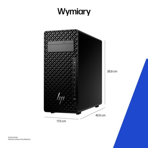 HP Z2 TWR G1i U7265K 64GB/1TB PC Intel Core Ultra7 265K, 1TB SSD, 64GB DDR5, NVD RTX PRO 2000 Blkwll, W11 Pro 64, 1-1-1 Wty,