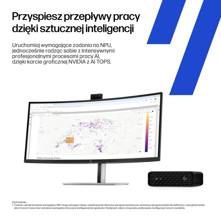 HP Z2MiniG1i U7265 32GB/1TB PC Intel Core Ultra7 265, 1TB SSD, 32GB DDR5, NVD RTX A1000, W11 Pro 64, 1-1-1 Wty,