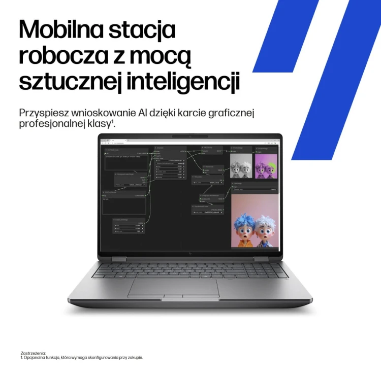 HP ZBG1i16 U7 265HX 16 64GB/1T PC Intel U7 265HX, 16 WUXGA AG LED UWVA, DSC, Webcam, 64GB DDR5, 1.0TB SSD, be+BT